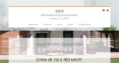 Desktop Screenshot of moertbauerhof.at
